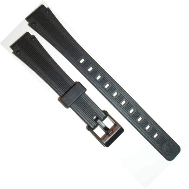 Černý plastový řemínek k hodinkám Casio, 008